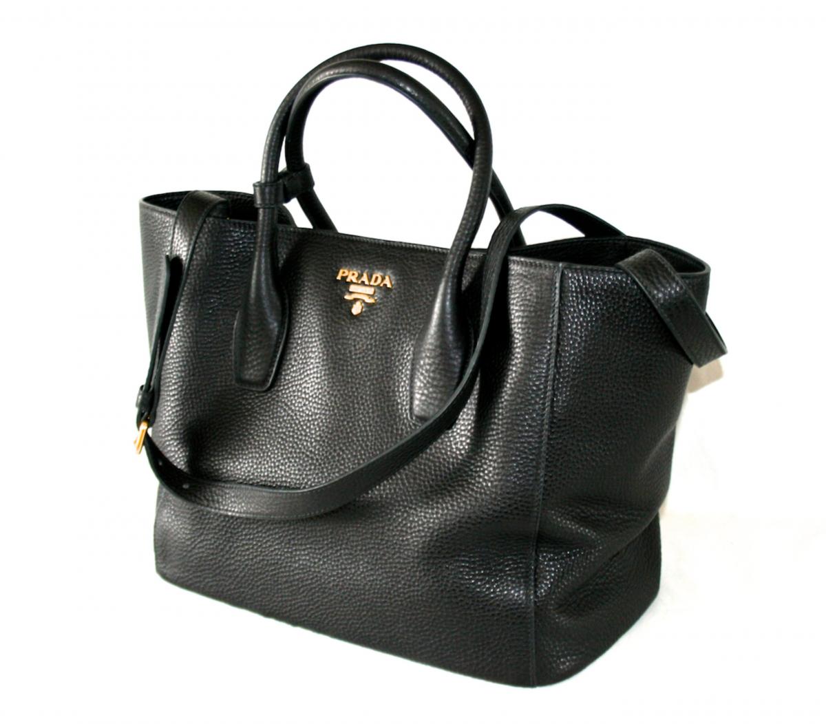 AUTHENTIC LUXURY PRADA SHOULDER BAG HANDBAG 1BG694 BLACK NEW | eBay