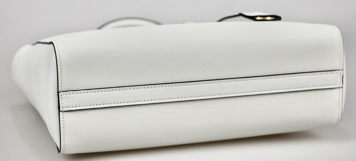 AUTH LUXURY PRADA SAFFIANO SHOULDER BAG HANDBAG 1BA189 WHITE