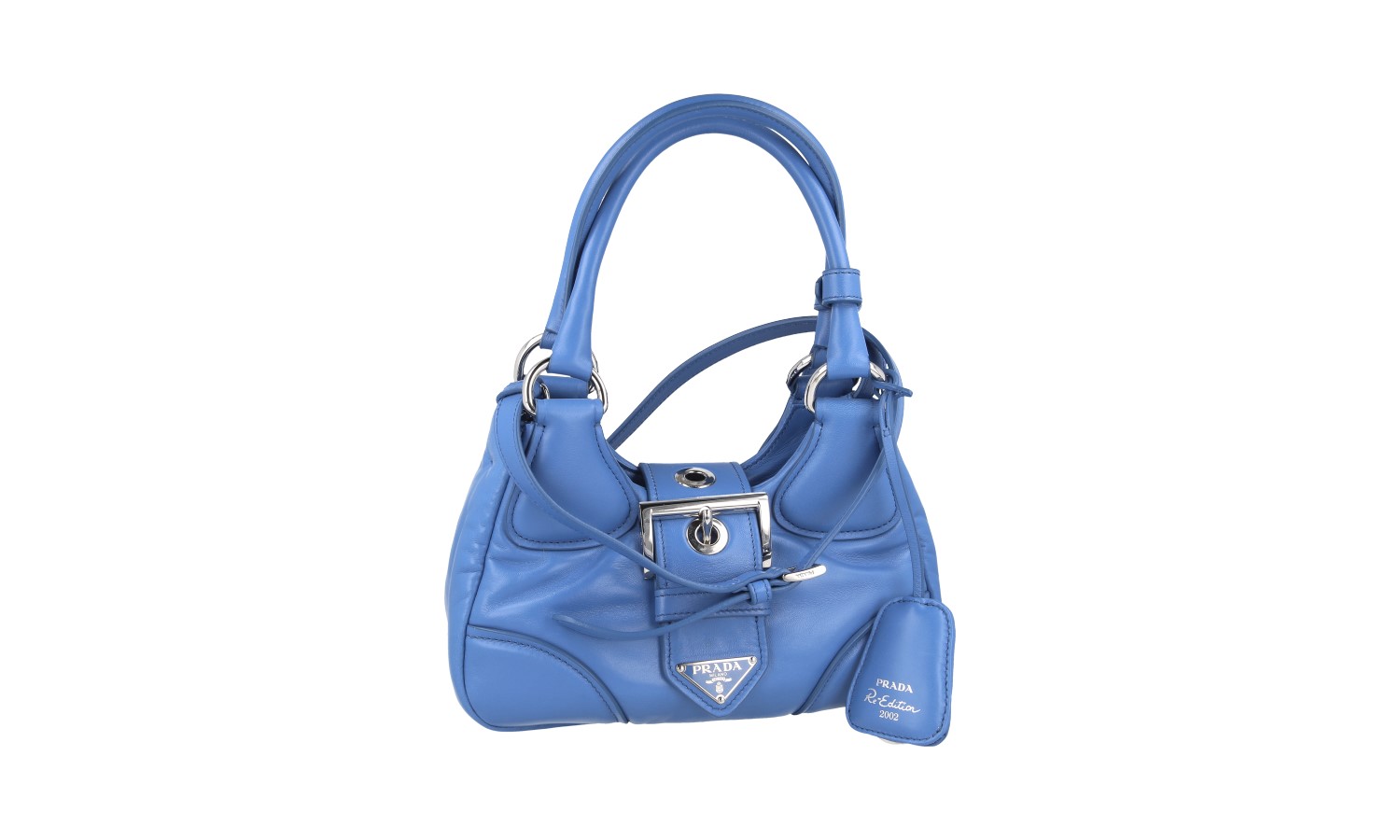 PRADA Leather Re-Edition 2002 Moon Shoulderbag/Handbag