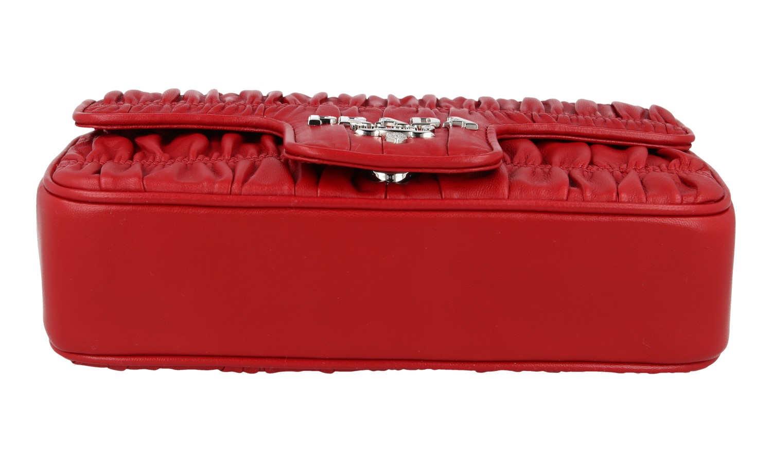 大人の上質  1BD140 HANDBAG BAG SHOULDER GAUFRE PRADA RED eBay | NEW LEATHER バッグ