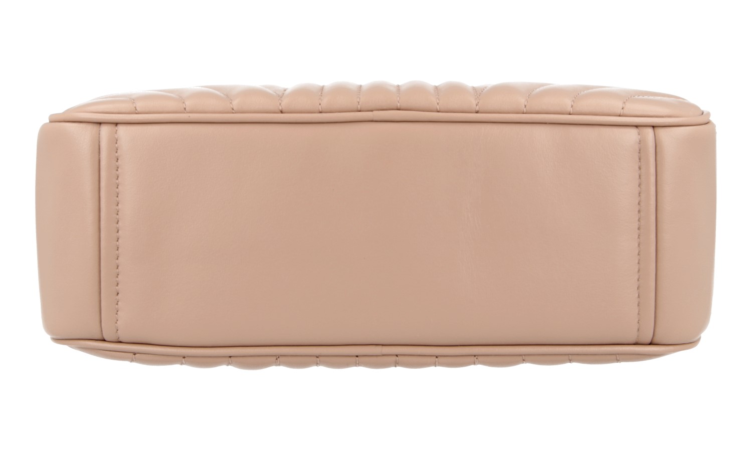 PRADA DIAGRAMME SHOULDER BAG HANDBAG 1BH083 BEIGE LEATHER