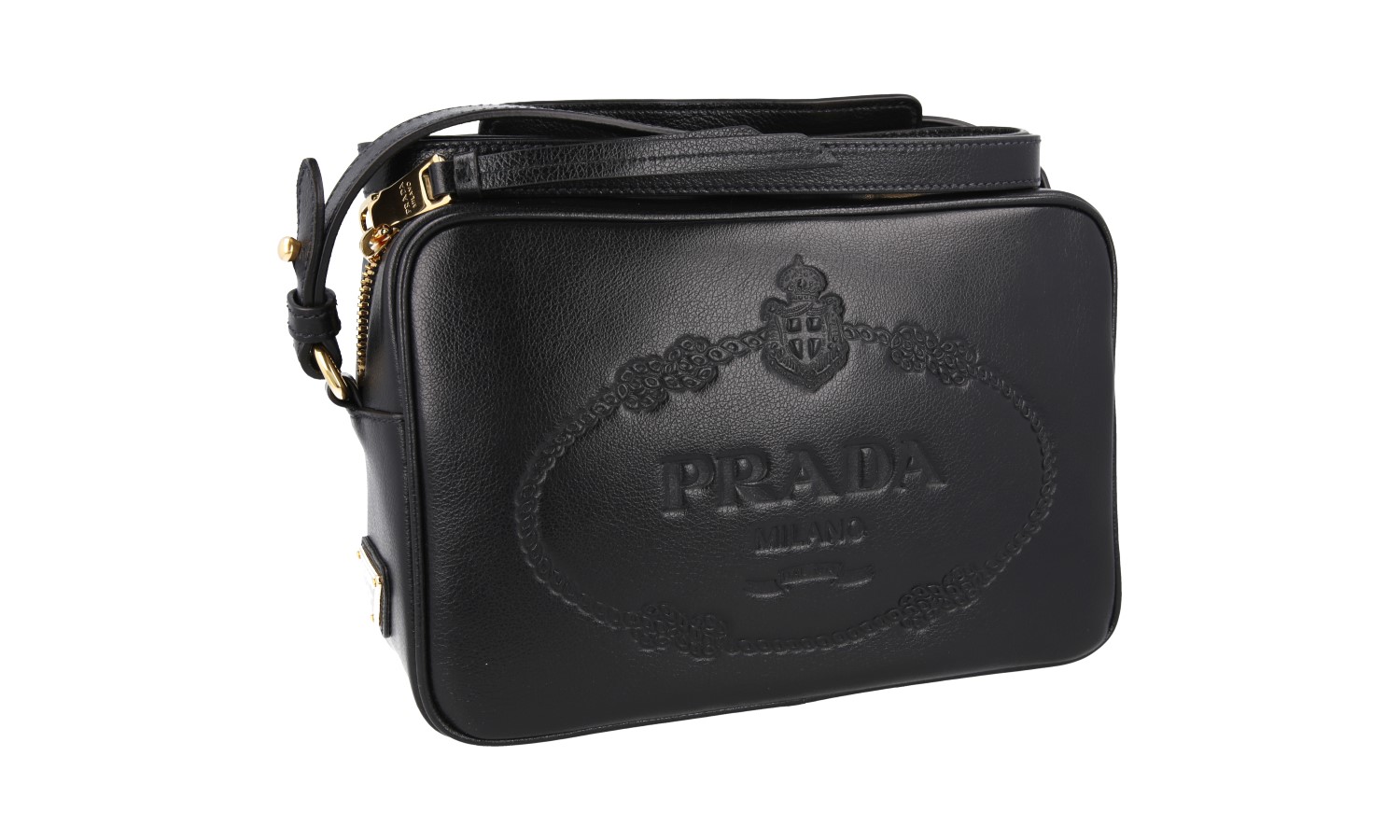 【VIP価格】PRADA Black Leather Handbag 1BH089_2EBJ_F0002_0001.jpg