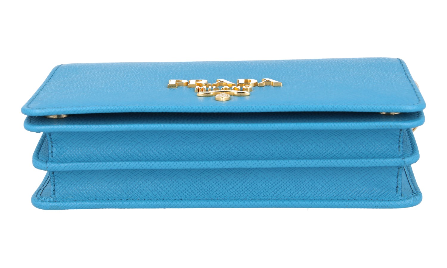LUXURY PRADA SAFFIANO SHOULDER BAG HANDBAG 1BP006 TURQUOISE