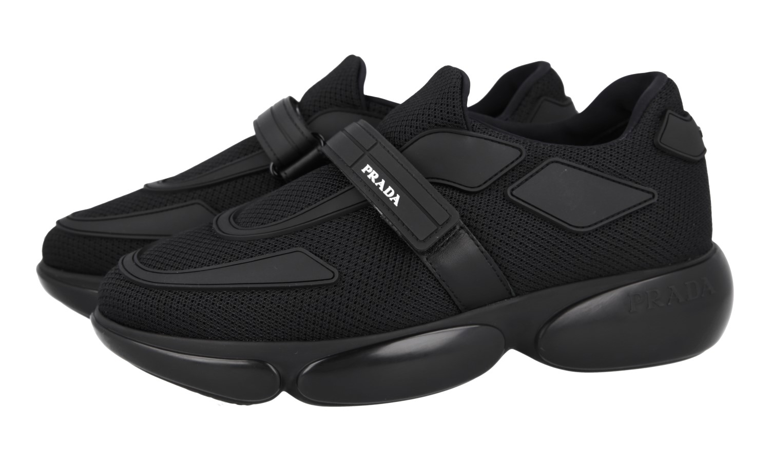 LUXURY PRADA CLOUDBUST SNEAKERS SHOES 1E293I BLACK NEW | eBay