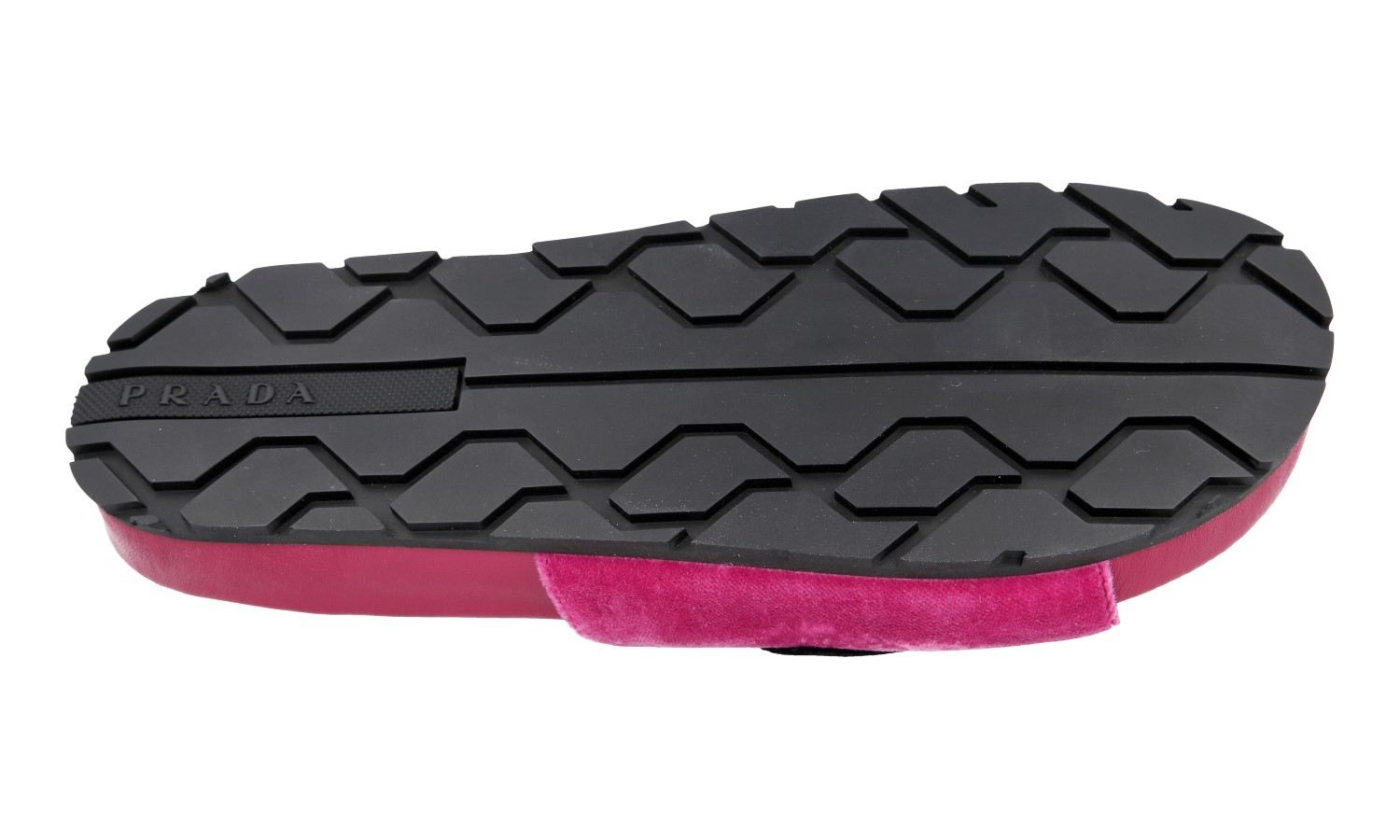 AUTH LUXURY PRADA SLIPPERS SANDALS SHOES 1XX388 PINK VELVET