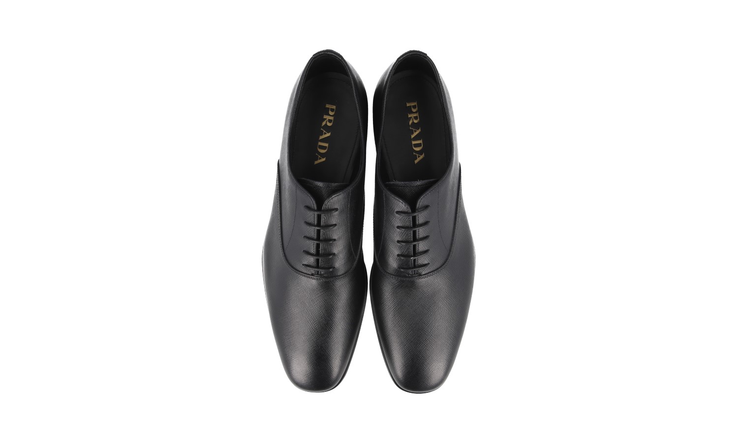 PRADA Leather Oxford Dress Shoes - 2EB172 - Black - US 12.5/PRADA