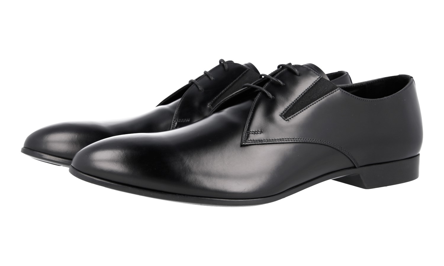 PRADA Leather Dress Shoes - Model 2EG135 - Black - Comfy