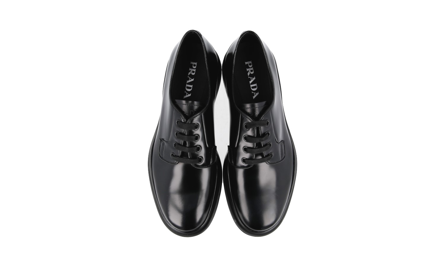 PRADA Leather Air Sole Derby Dress Shoes X Sneakers 2EG288 NEW