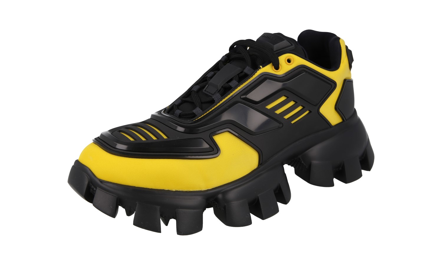 PRADA CLOUDBUST THUNDER SNEAKERS SHOES 2EG293 YELLOW BLACK US 10.5