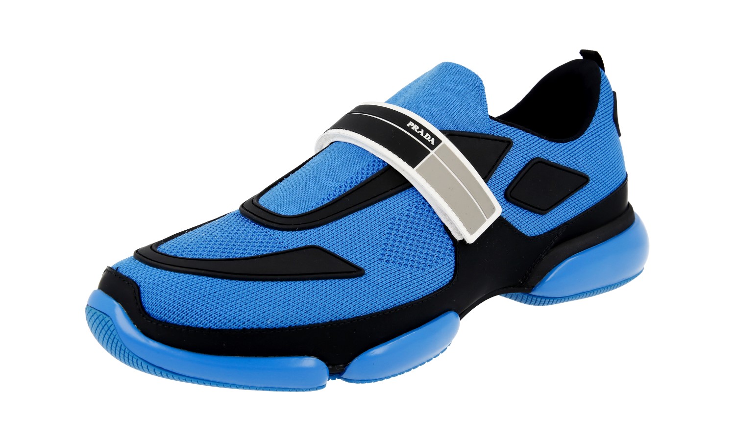 かーぷ PRADA Cloudbust Slip On Sneakers - 2OG064 - Blue Black - NEW