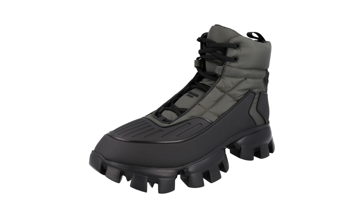 DEUS スタジャン ブラック PRADA CLOUDBUST THUNDER MONOLITH HIGH-TOP SNEAKERS BOOTS US
