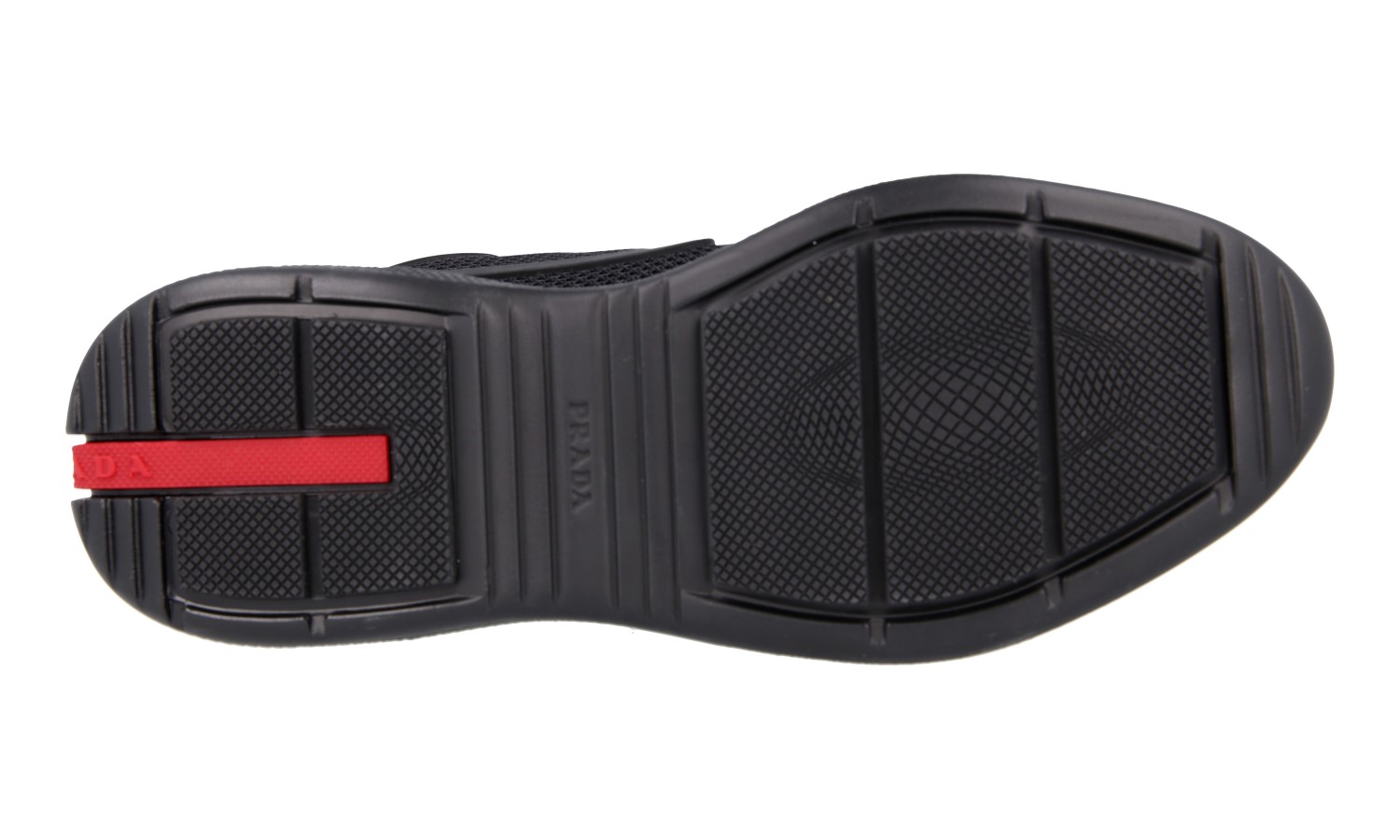 LUXURY PRADA AMERICAS CUP SNEAKERS SHOES 3E6418 BLACK NEW US 8 EU