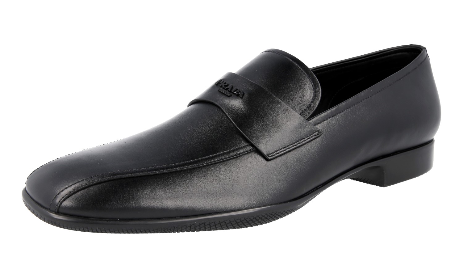 PRADA Sneakers Logo Dress Shoes Loafer - 4D2793 - Black - NEW - US