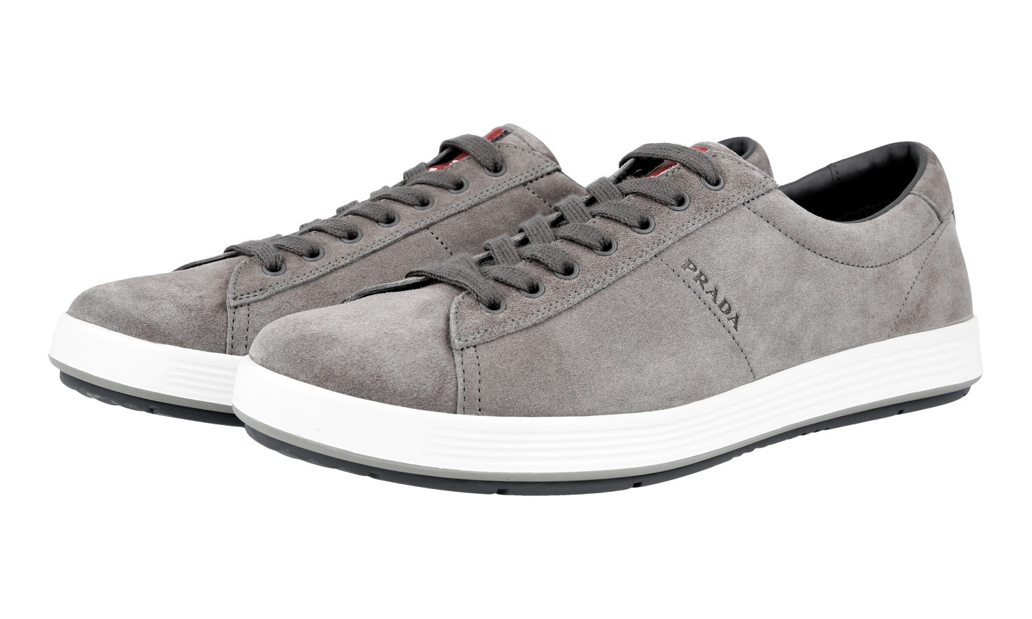 スニーカー PRADA SNEAKER (4E3400FG0006GW F0J36) PRADA AMERICA`S CUP PATENT LEATHER AND BIKE FABRIC SNEAKERS