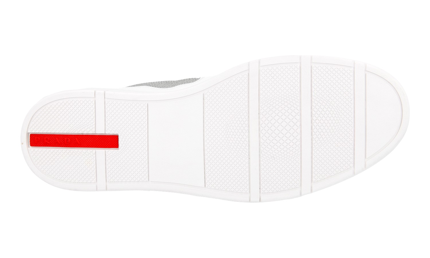 PRADA Americas Cup Downtown Sneakers - 4E3166 White Silver