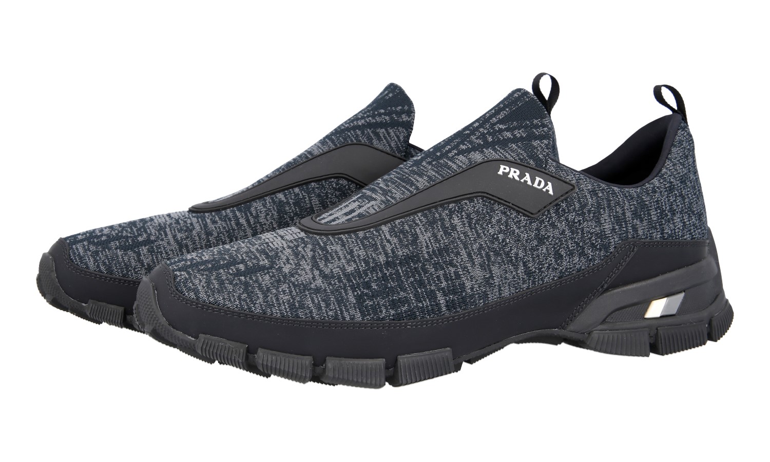 LUXURY PRADA CROSSECTION SNEAKERS SHOES 4O3223 NAVY GREY US
