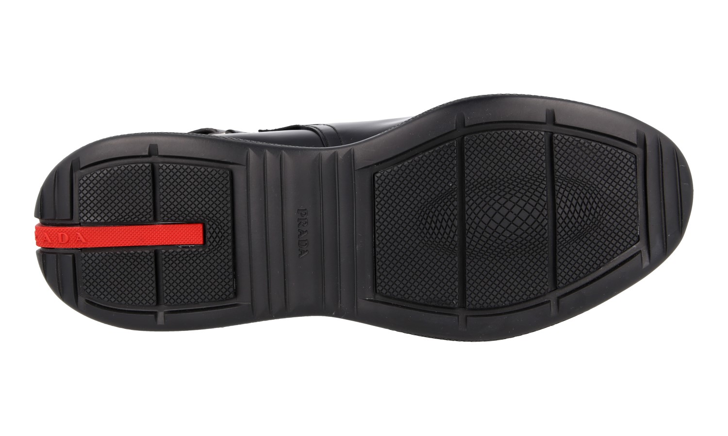 PRADA Leather Toblach High-Top Sneakers Booties - 4T3450 Black | eBay