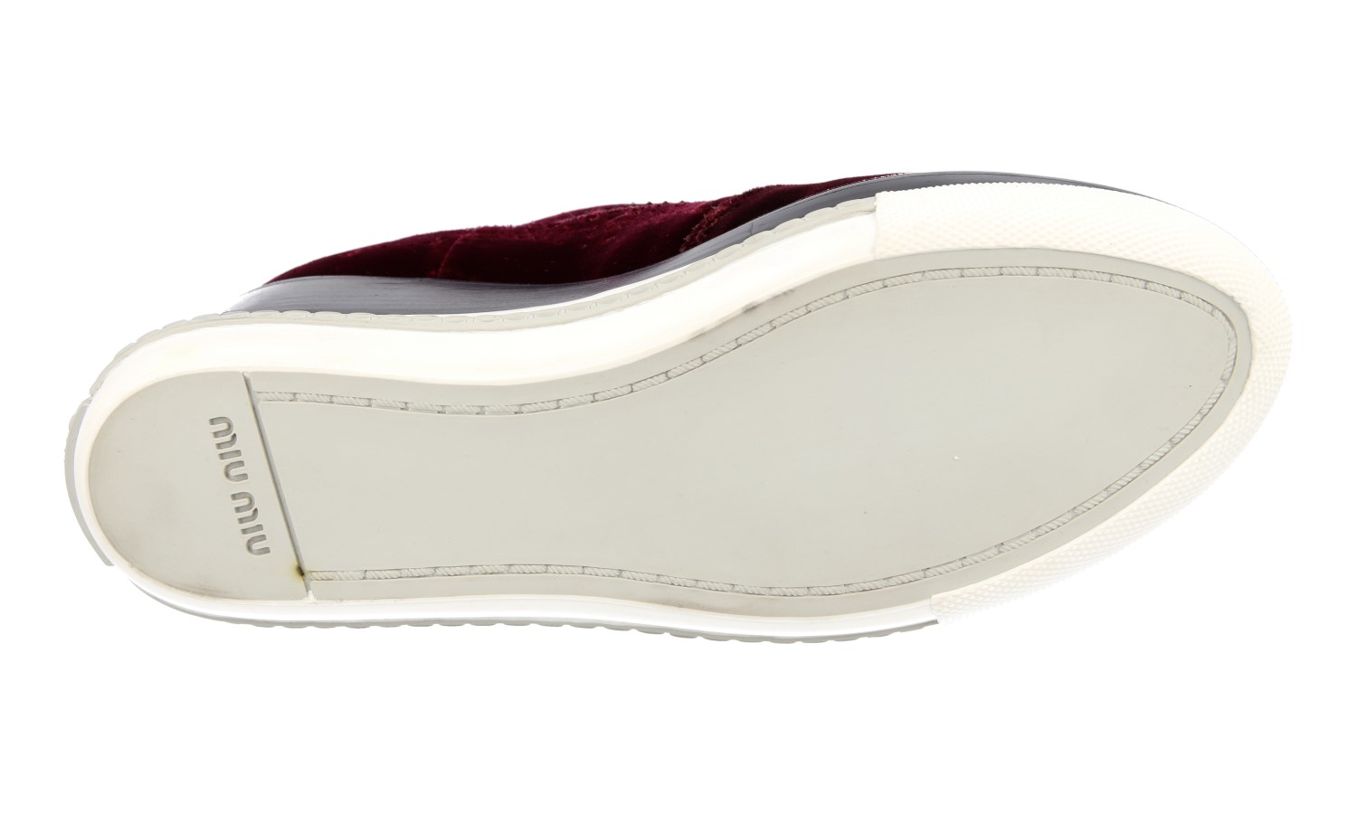 VIP価格！【MIU MIU】スエードスニーカー MIU MIU PLATFORM SNEAKERS LACE-UP SHOES RED VELVET by PRADA